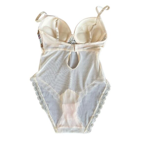 COSMOPOLITAN Lace Teddy in Pink Champagne Size Small NEW - Picture 10 of 16